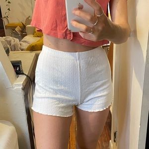 Reformation Penny Pointelle Shorts